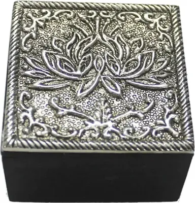 Zdjęcie produktu dla Pudełko na biżuterię Lotus -- 6x6x4 cm