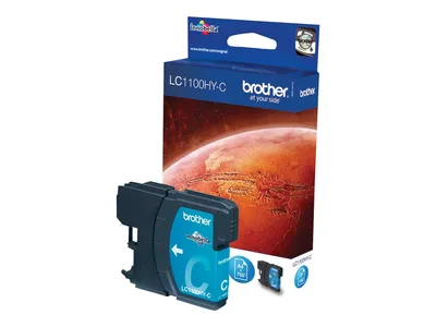 Produktbild von Brother LC1100HYC, Cyan, 1 Stück(e), 750 Seiten, Einzelpackung
