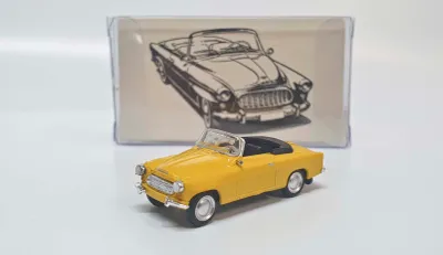 Obrázok produktu pre Škoda Felicia Roadster (1959) - Žltá Brekina 1:87