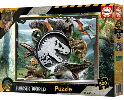Obrázok produktu pre EDUCA Puzzle "Jurassic World", 500 dielikov