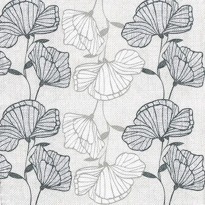 Produktbild von 50 Servietten "ROYAL Collection" 1/4-Falz 40 cm x 40 cm schwarz "Tessa"