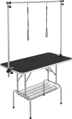 Zdjęcie produktu dla Stół groomerski trymerski dla psów kotów weterynaryjny blat 114 x 61 cm
