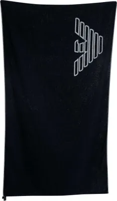 Produktbild von EMPORIO ARMANI Strandtuch für Pool oder Spa, aus reinem Baumwollfrottee mit Logo, 170 x 100 cm, Art. EX000019 AF12331, UNICA - ONE SIZE, Cotone 100%