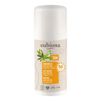 Produktbild von Eubiona Sonnenlotion LSF 50 mit Olivenöl und Aloe