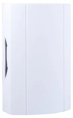 Productafbeelding van Byron Gong Type 776 - Bedrade Deurbel met Ingebouwde Transformator - Ding-Dong Beltoon - Geschikt voor Wandmontage - Behuizing van Kunststof - Afmetingen 16 x 16 x 6 cm - Kleur Wit
