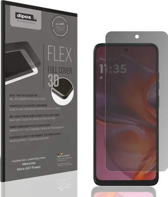 Image de Full Cover Privacy Film pour Motorola Moto G67 Power Film de protection visuelle ecrán