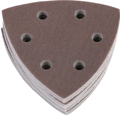 Produktbild von 4pcs 6 Löcher Dreieck Schwamm Schleifpapier Blätter Disc Schleifpapier Polierwerkzeuge (1800-2000#)