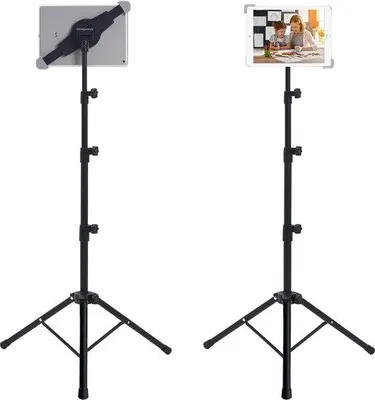 Produktbild von Verstellbarer Tablet-Halter für 95-145" Tablets, höhenverstellbar 25-60 Zoll, für Bett