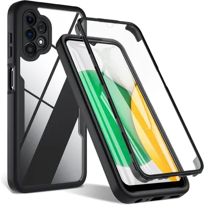 Obrázok produktu pre Puzdro na mobilný telefón Samsung Galaxy A13 4G s ochranou obrazovky, čierna farba