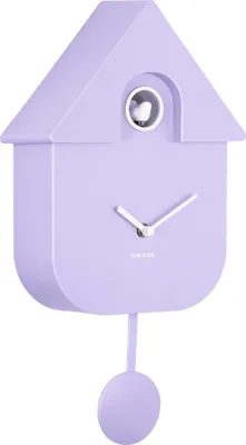 Produktbild von Karlsson - Wanduhr Modern Cuckoo - Zartes Lila