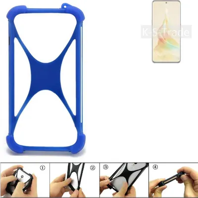 Produktbild von K-S-Trade Handy Hülle kompatibel mit Oppo Reno8 T 5G Silikon Schutzhülle Cover Case Bumper Silikoncase TPU Softcase Schutz Hülle Smartphone
