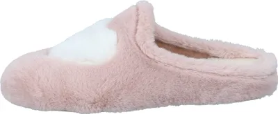 Produktbild von Manitu Damen Hausschuh flauschig Pantoffel Herz 320220, Größe:39 EU, Farbe:Rosa