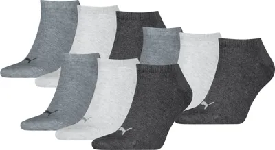 Produktbild von 9 Paar Uni Puma Sneaker Füßlinge kurze Socken in Anthrazit Melange Größe 39-42