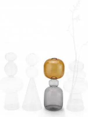 Produktbild von Philippi Curiosa Vase (Sanduhr) Borosilikatglas, durchgefärbt, 25 cm (h) 375003