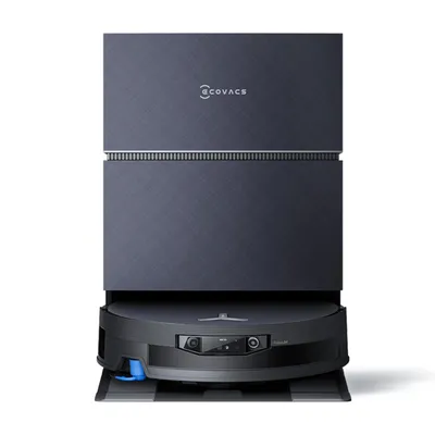 Produktbild von ECOVACS DEEBOT X12 PRO OMNI 22.000 Pa Staubsauger Roboter mit 2pcs Originale Reinigungslösung, FocusJet-System zur Fleckenvorlösung, schwarz