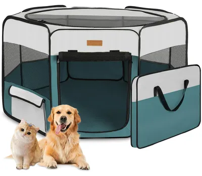 Productafbeelding van Hondenren, draagbare ren voor katten/puppies/konijnen/kippen, opvouwbaar