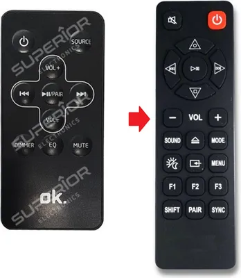 Produktbild von Ersatz Fernbedienung passend für Medion MD84756 - E64049 Soundbar