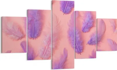 Produktbild von Bild auf Leinwand - Leinwandbild - Vogel Feder Farbe Komposition - 125x70cm - Wand Bild - Wanddeko - Leinwanddruck - Bilder - Kunstdruck - Wanddekoration - Leinwand bilder - Wandkunst - EA125x70-2922