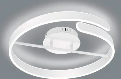 Zdjęcie produktu dla Lampa sufitowa LED PARMA 37W 4000K 4500lm metal biała wym:13,5x50x50cm IP20 RL