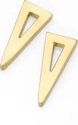 Produktbild von Ohrstecker - Edelstahl - Dreieck - goldfarben