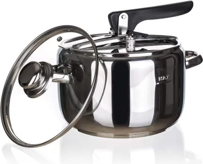 Obrázek produktu pro Tlakový hrnec ALLEGRO 5 l, s extra skleněnou poklicí