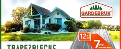 Obrázok produktu pre Vlnité plechové strešné plechy, balenie 12 kusov, 7 m², antracitové