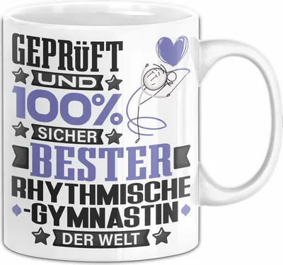 Produktbild von RhythmischeGymnastin Geschenk Lustiger Spruch für RhythmischeGymnastin Geschenkidee Bester RhythmischeGymnastin Der Welt (Weiß)