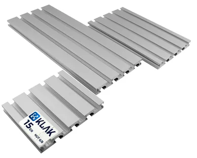 Produktbild von KLAK 15/120 - Aluprofil 15x120mm Nut 8 Aluminium Systemprofil Typ I 140cm 1400mm