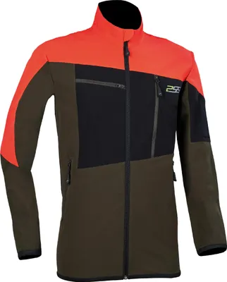 Image de Veste technique PSS X-treme Breeze rouge/vert, taille 50/52