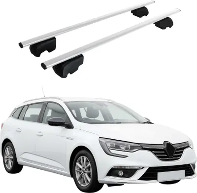 Obrázek produktu pro Střešní nosič Základní nosič pro Renault Megane mk4 Grandtour 2016-25 Kov stříbrný 2x