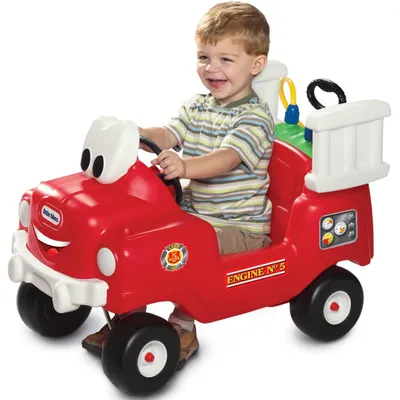 Zdjęcie produktu dla Little Tikes Spray & Rescue Fire Truck, 1,5 lat(a), 4 szt., Plastik, Czarny, Czerwony, Biały