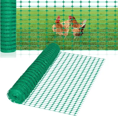 Produktbild von JOIEYOU bariérový plot plastový 1x50 m ochranná síť ohrada pro ovce ohrada pro psy ohrada pro drůbež ohrada pro kuřata ohrada pro pastviny výstražná síť bezpečnostní síť pro psy drůbež děti, zelená