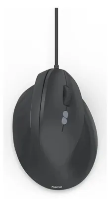 Image de Hama Ergonomische Vertikalmaus ECM-500R mit Kabel optisch - Optisch (00173086)