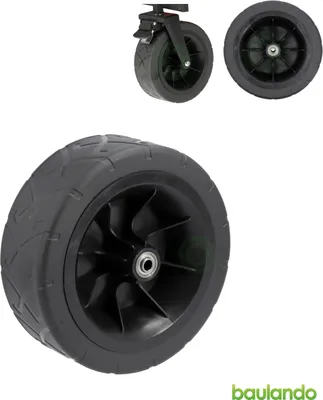 Produktbild von Ersatzrad für Bollerwagen, Gartenwagen, 19x7 cm, Transportkarre TRI-90181