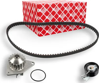 Produktbild von FEBI BILSTEIN 45114 Zahnriemensatz + Wasserpumpe passend für PEUGEOT 206 Schrägheck (2A/C) 206+ Schrägheck (2L, 2M) für CITROËN C3 I Schrägheck