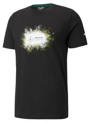 Produktbild von Puma Mercedes AMG Logo T Shirt Herren schwarz, Größe:S, Farbe:Schwarz
