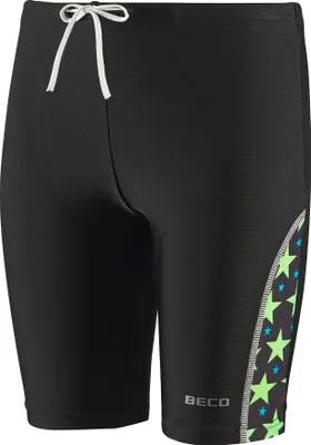 Produktbild von BECO Jungen Badehose Jammer shorts Schwimmhose grün/schwarz Größe 110