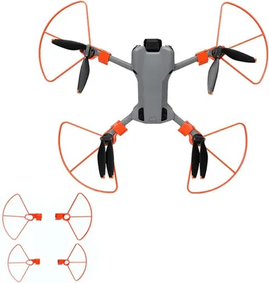 Productafbeelding van Propellerbescherming voor Mini 5 Pro - drone-propellerbescherming, bumperring, schokbescherming, lichtgewicht accessoire (oranje)
