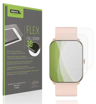 Image de 2x Full Cover mat Film pour MaxCom FW36 Film de protection ecrán