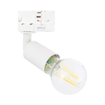 Produktbild von 3-Phasenstromschiene Strahler für E27 Glühbirne Weiß