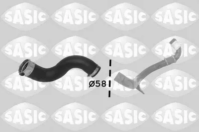 Produktbild von SASIC 3334049 Turbo Ladeluftschlauch für RENAULT MEGANE III Grandtour (KZ0/1) Scénic III (JZ0/1) GRAND SCÉNIC III (JZ0/1) Megane III Schrägheck