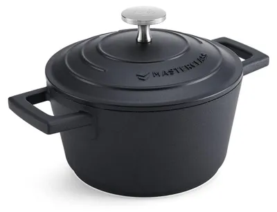 Produktbild von MasterClass Aluminiumguss-Auflaufform, schwarz, 16 cm, 1,4 Liter, Geschenkbox