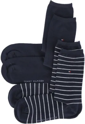 Immagine prodotto di TOMMY HILFIGER Calze da donna, confezione da 2 - Modelli da donna blu scuro 35-38