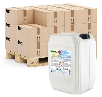 Produktbild von 12x28 kg BAYZID® flüssiger pH-Heber Plus zur ph-Regulierung für den Pool