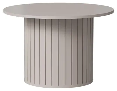 Produktbild von Selsey Zante - Couchtisch rund mit Säulenfuß, graubeige, 70 cm