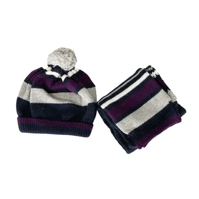 Imagen del producto de Conjunto de gorro y bufanda para bebé Tutto Piccolo, modelo 1946MW16