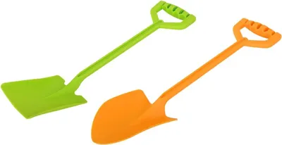 Immagine prodotto di Pale da sabbia 2 pezzi - arancione e verde