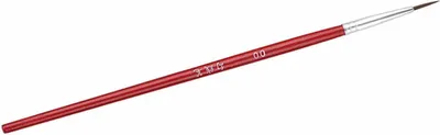 Produktbild von Malpinsel, Künstlerstift, Nylonhaar, Holzgriff, Aquarell, Detaillierung, Kunstbedarf, Rot, 00