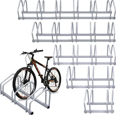Immagine prodotto di Supporto per 4 biciclette, supporto multiplo, metallo, 101x32x26cm