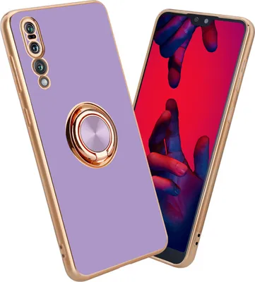 Produktbild von Cadorabo Schutzhülle für Huawei P20 PRO / P20 PLUS Hülle in Lila Etui Case Cover Kameraschutz magnetische Autohalterung